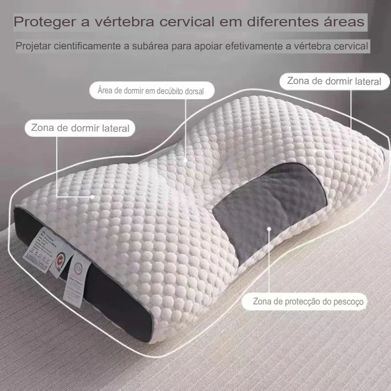 Sono dos Sonhos: Travesseiro Cervical e Ortopédico com Massagem Spa da Chaboo - Imagem 12