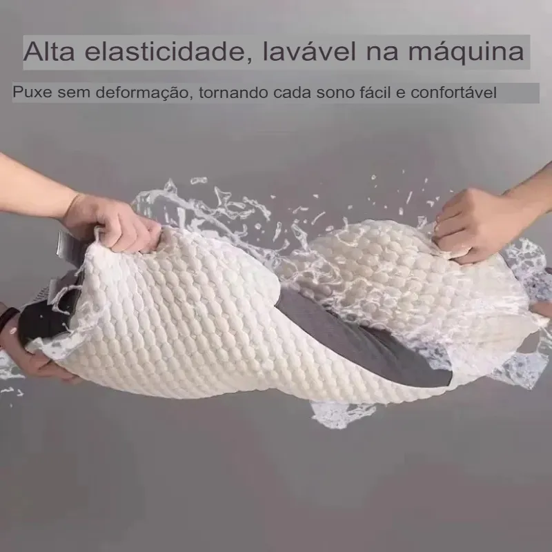 Sono dos Sonhos: Travesseiro Cervical e Ortopédico com Massagem Spa da Chaboo - Imagem 3