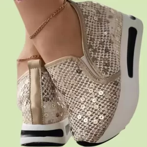 Laís Sapatilhas de renda Plataforma Malha Respirável